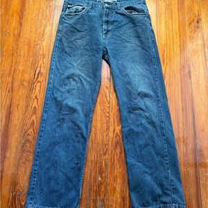 Phat Farm Dark Blue Straight Jeans with 36x34